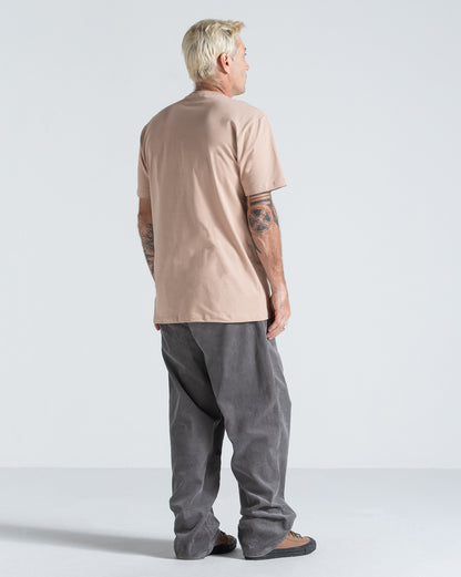 Camiseta Regular Volcom Shmoot Bege