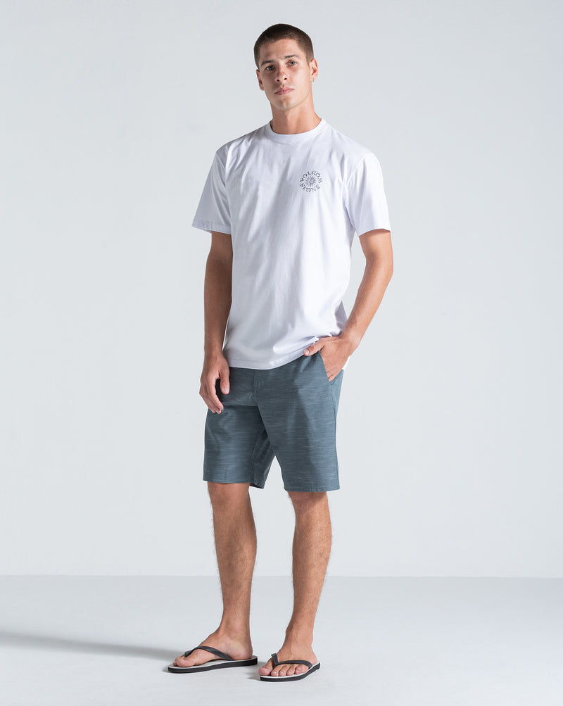 Camiseta Regular Volcom Sunshiner Branca