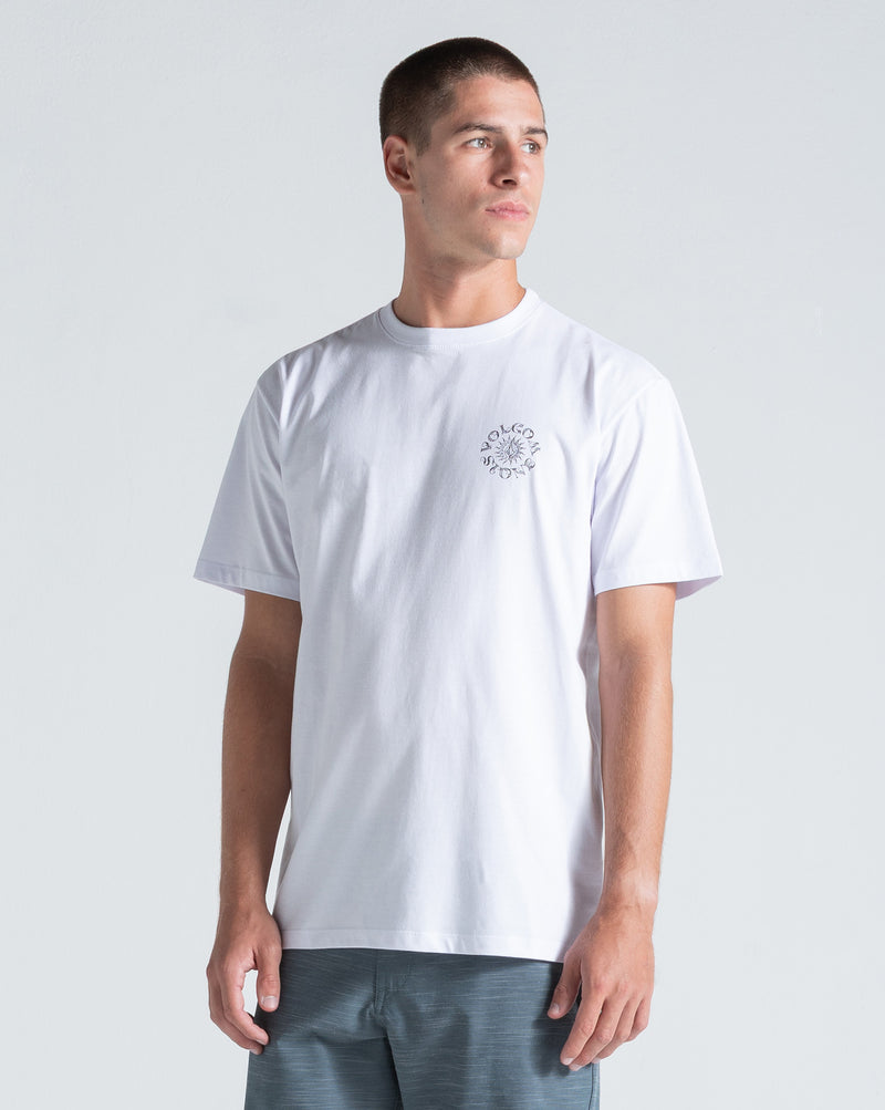 Camiseta Regular Volcom Sunshiner Branca
