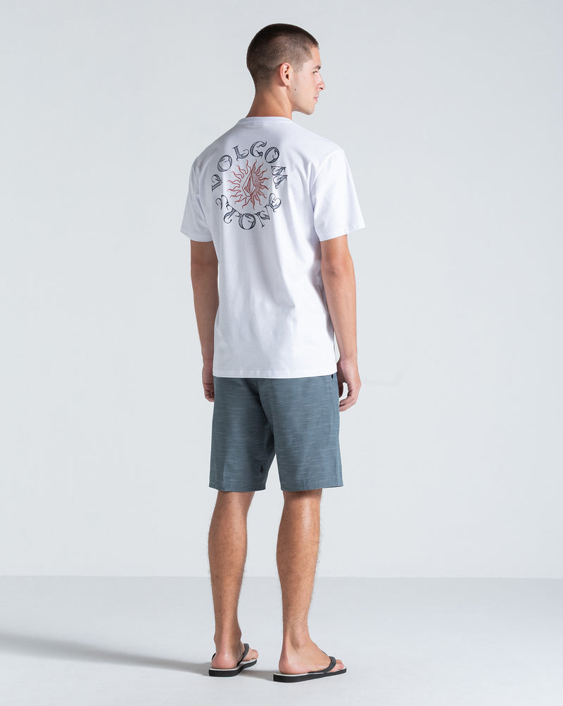 Camiseta Regular Volcom Sunshiner Branca