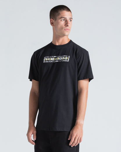 Camiseta Regular Volcom You Drain Preta