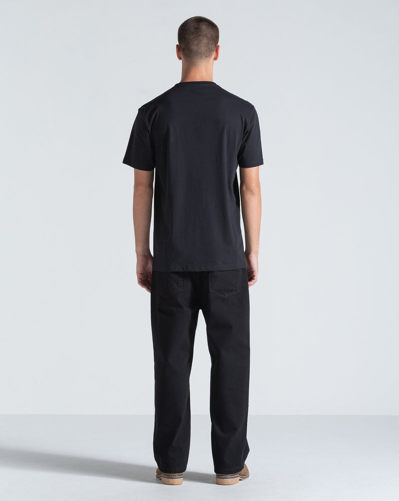 Camiseta Regular Volcom You Drain Preta