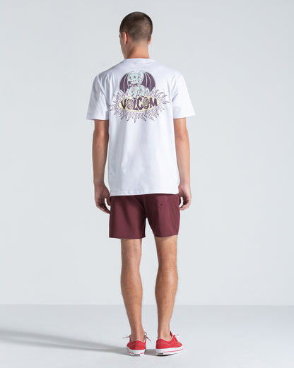 Camiseta Regular Volcom Sunshiner Branca