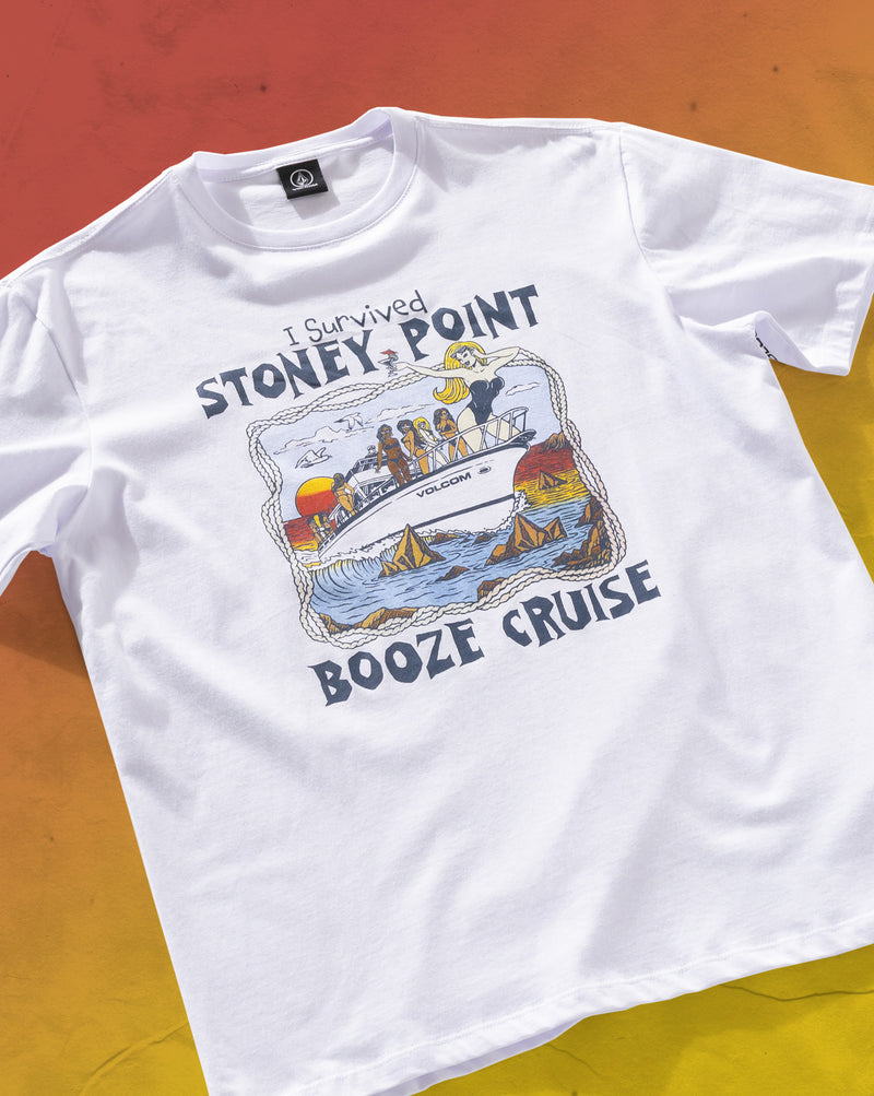 Camiseta Regular Volcom Stoney Point Branca