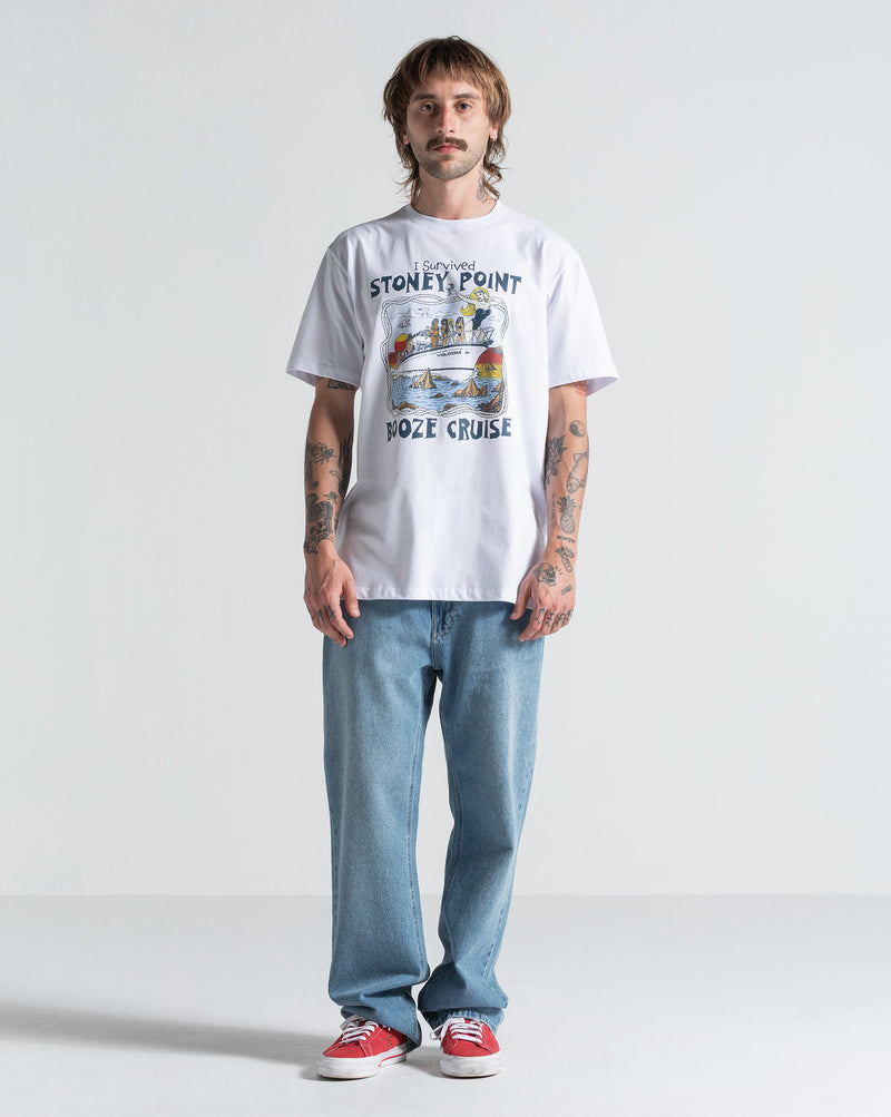 Camiseta Regular Volcom Stoney Point Branca