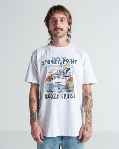Camiseta Regular Volcom Stoney Point Branca
