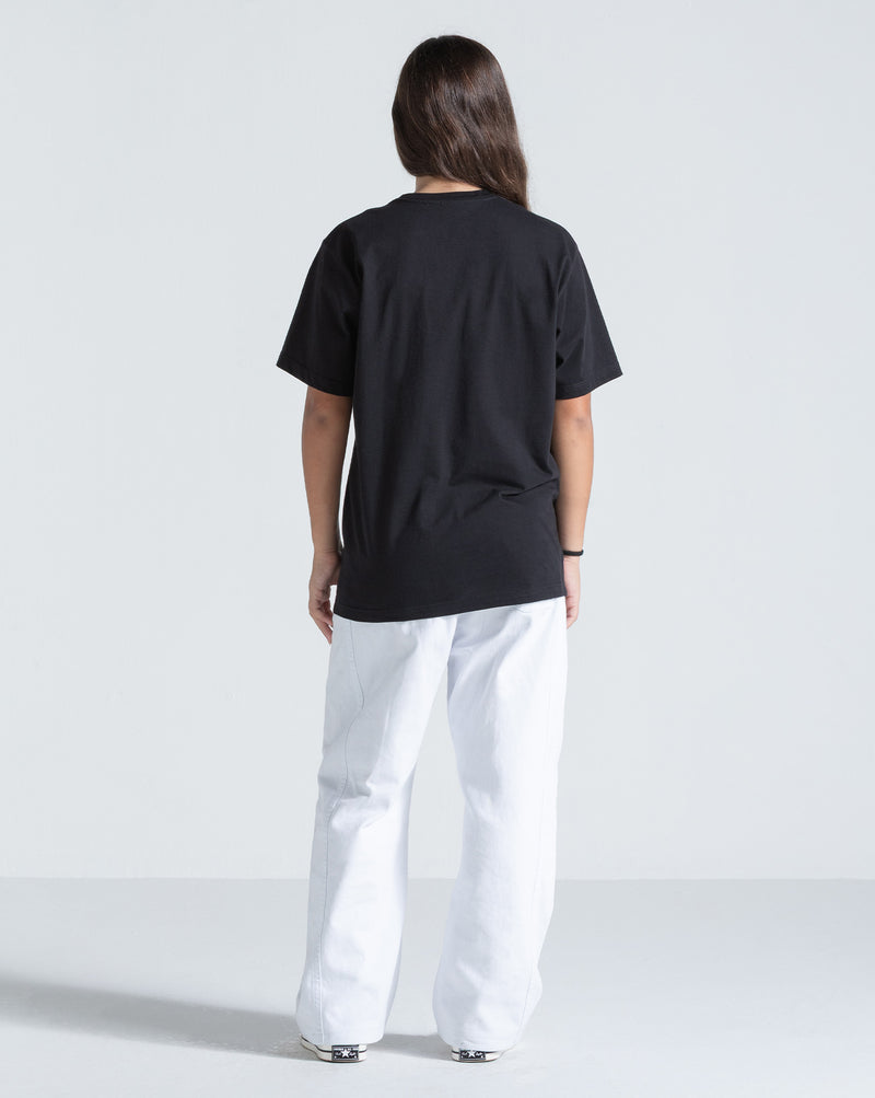 Camiseta Regular Volcom Blasted Preta