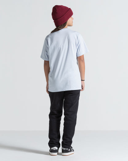 Camiseta Regular Volcom Blasted Azul Claro