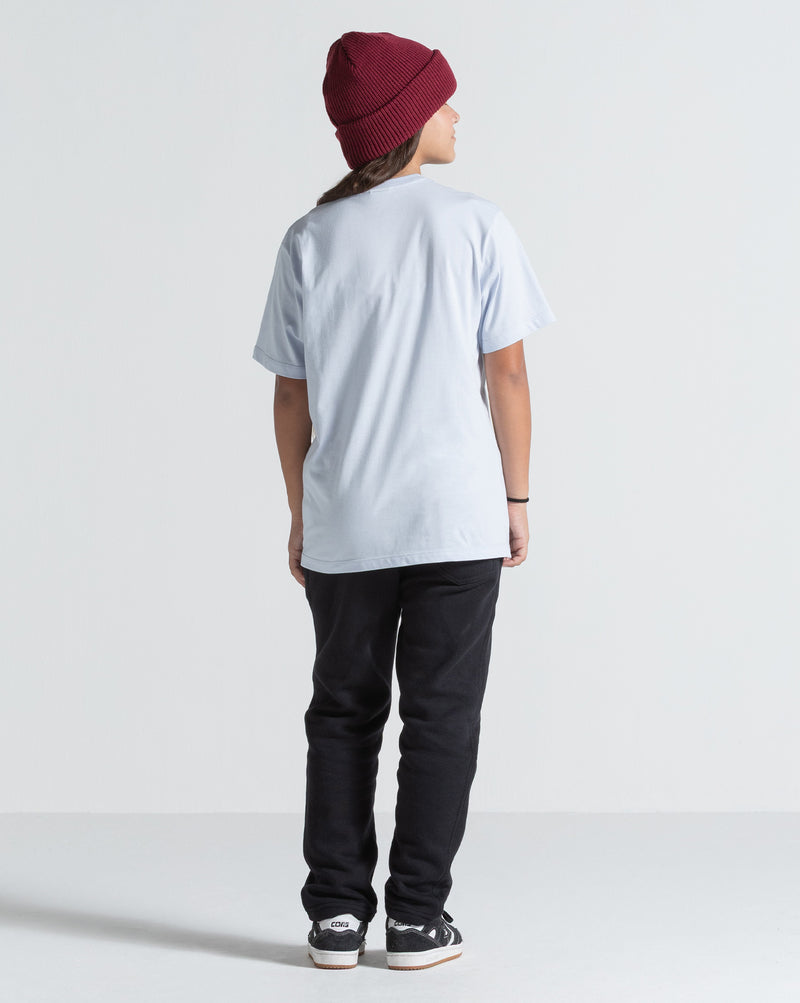 Camiseta Regular Volcom Blasted Azul Claro
