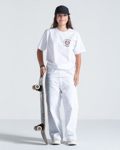 Camiseta Regular Volcom Mistestone Juvenil Branca