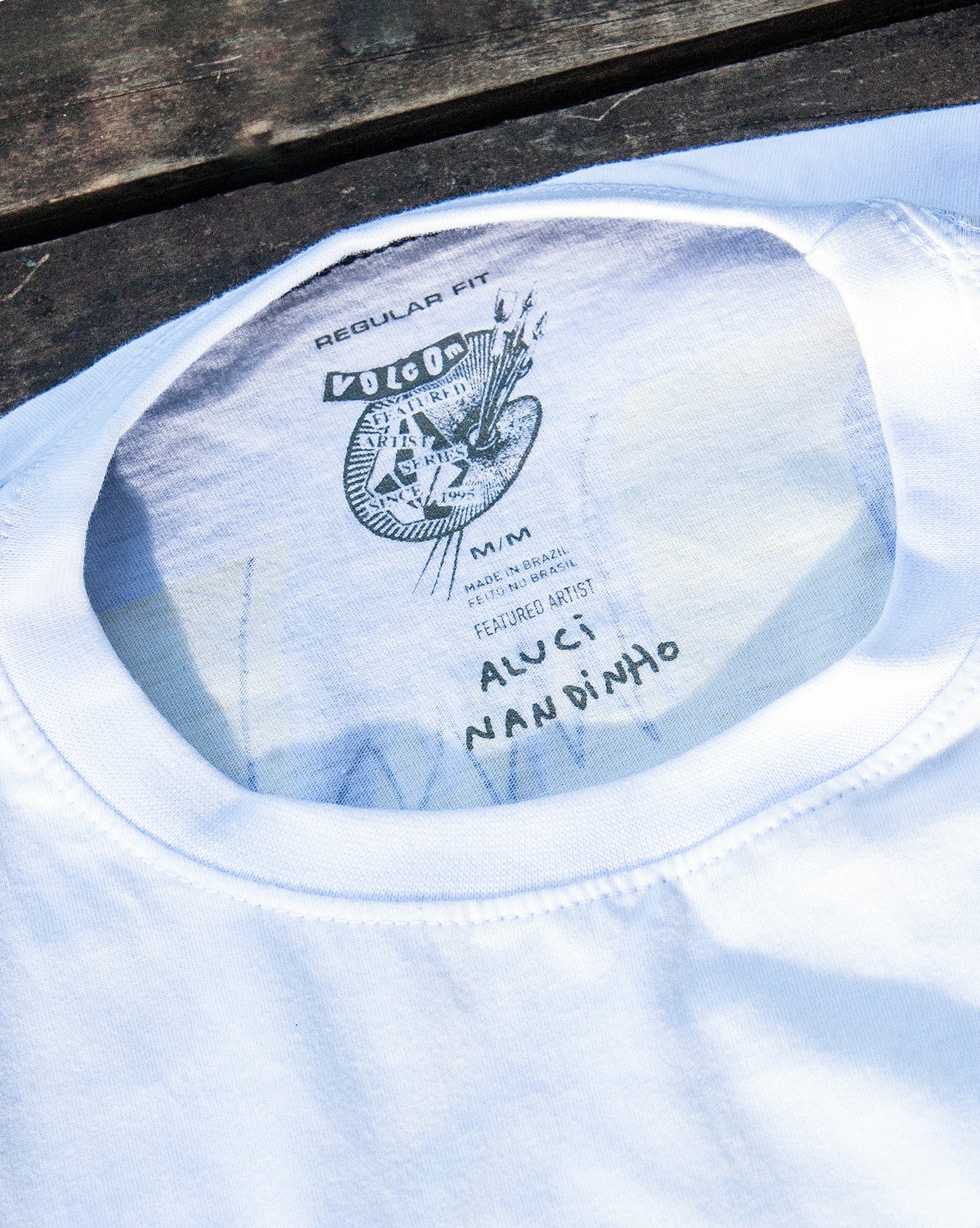 Camiseta Volcom FA x Alucinandinho Face To Face Branca - Volcom