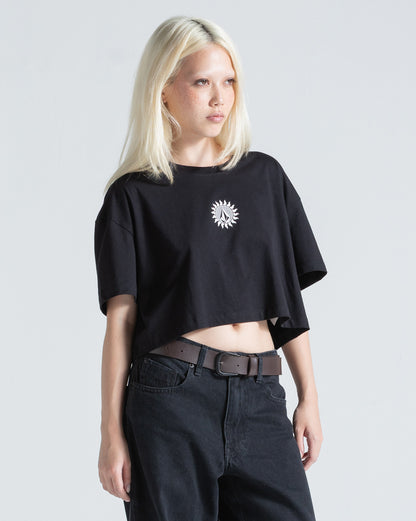 Camiseta Regular Volcom Inside Preta