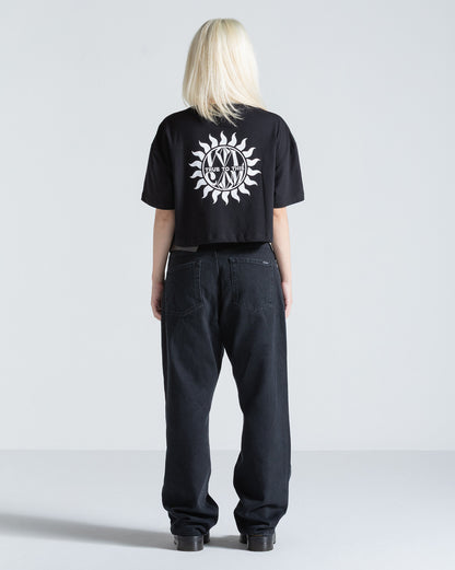 Camiseta Regular Volcom Inside Preta