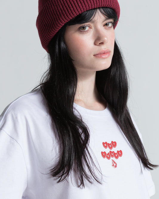 Camiseta Regular Volcom Not Yours Branca