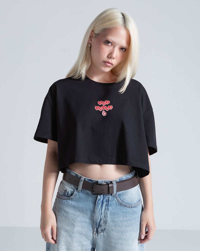 Camiseta Regular Volcom Not Yours Preta