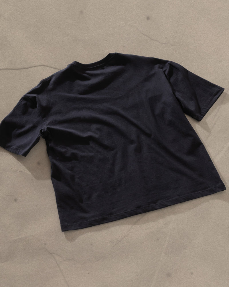 Camiseta Regular Volcom Burnout Preta