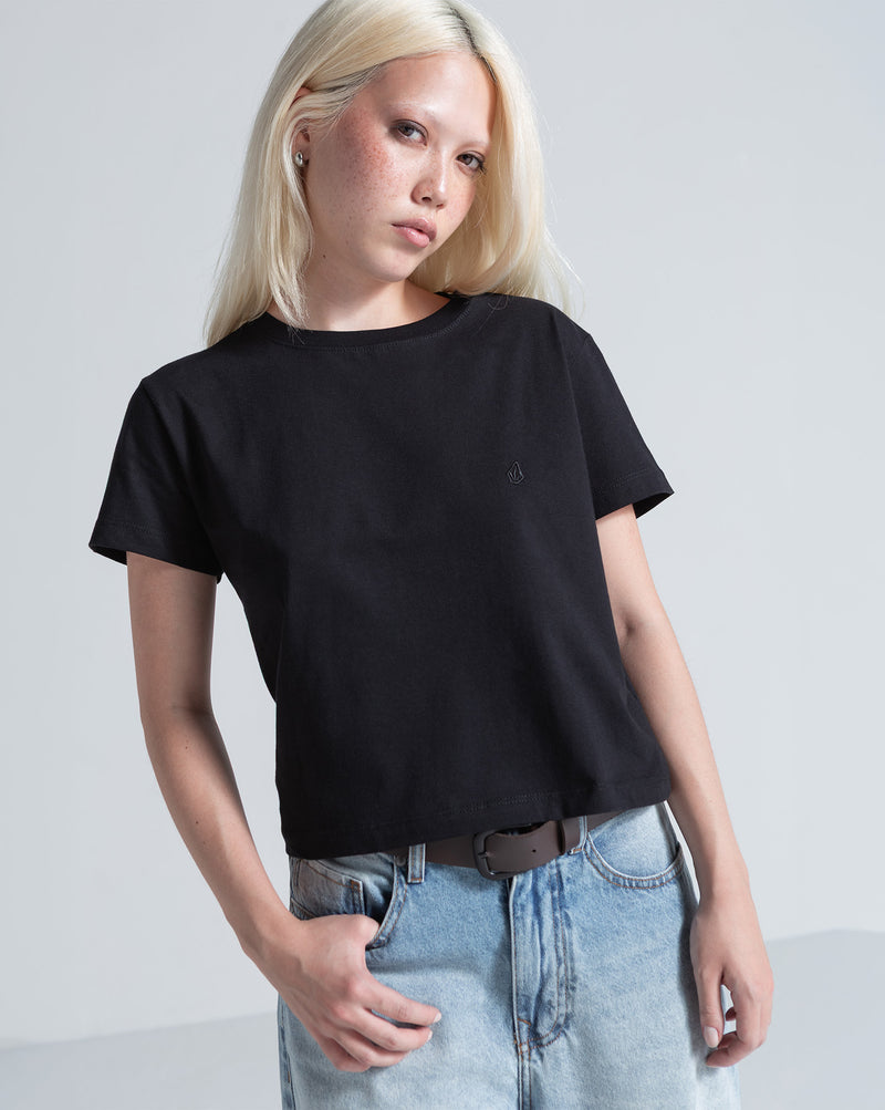 Camiseta Regular Volcom Stone Preto