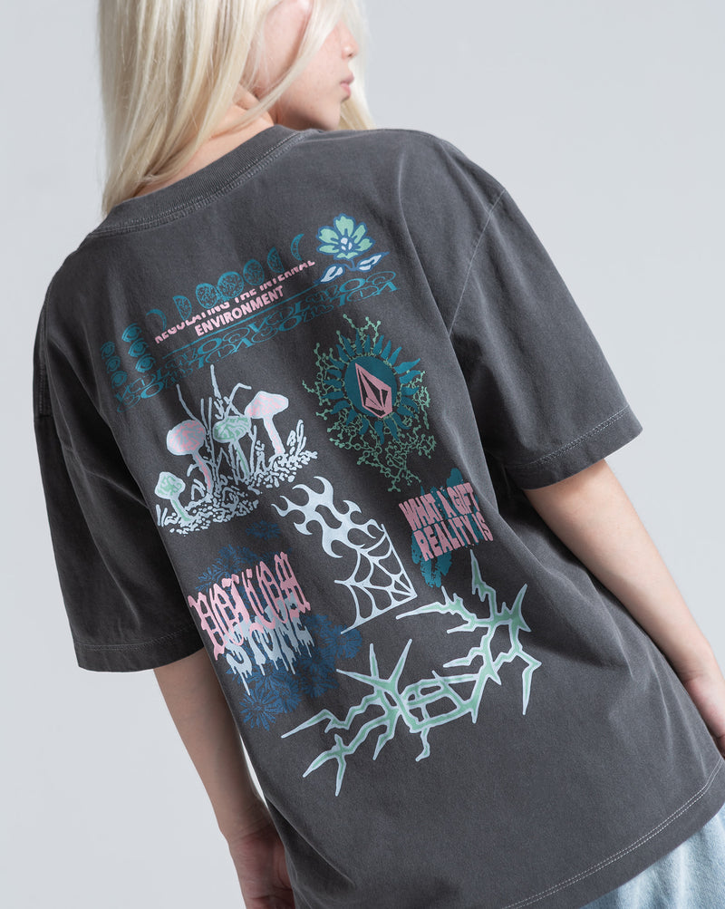 Camiseta Especial Volcom Stone Art Preta