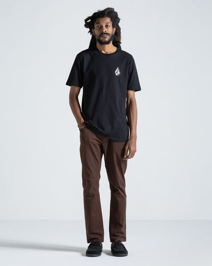 Camiseta Regular Volcom Iconic Preta