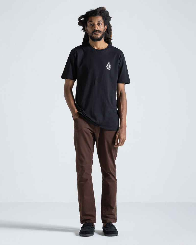 Camiseta Regular Volcom Iconic Preta