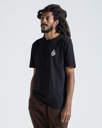 Camiseta Regular Volcom Iconic Preta