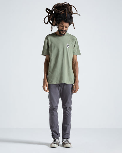Camiseta Regular Volcom Iconic Verde Claro