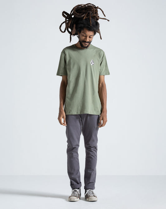 Camiseta Regular Volcom Iconic Verde Claro