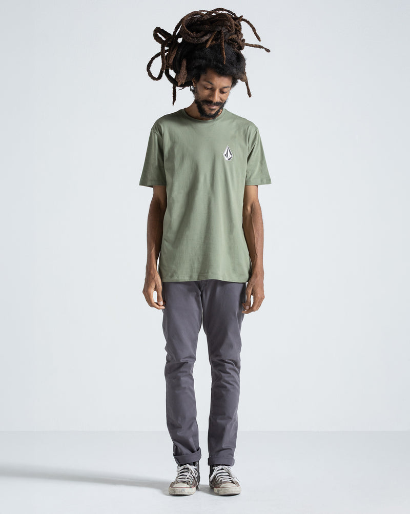 Camiseta Regular Volcom Iconic Verde Claro