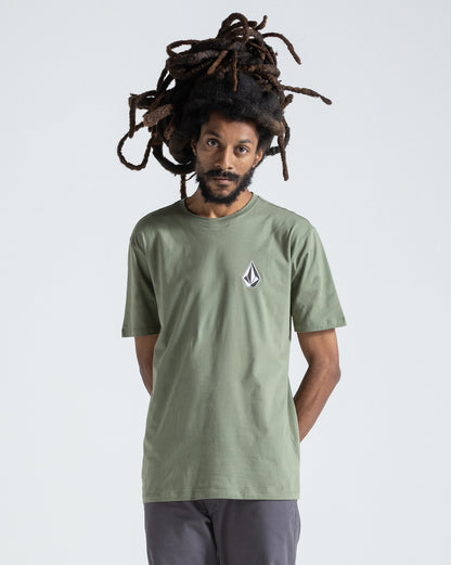 Camiseta Regular Volcom Iconic Verde Claro