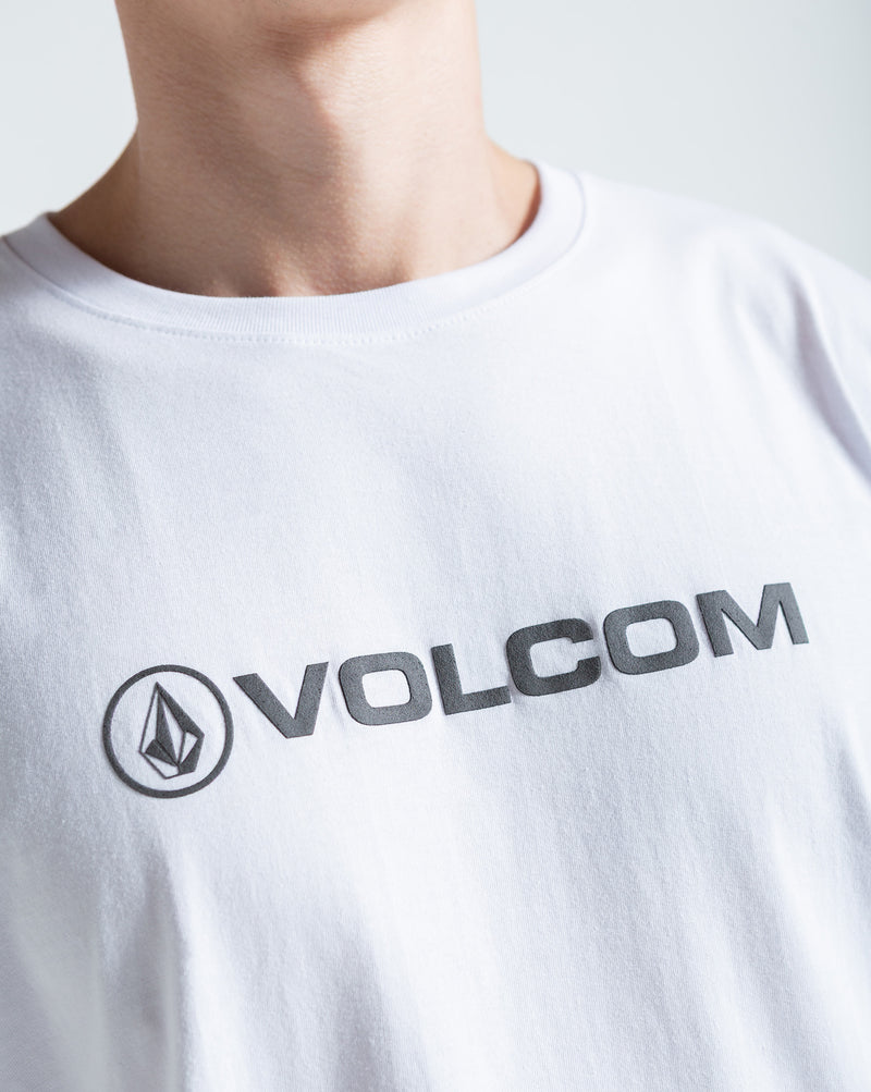 Camiseta Regular Volcom New Euro Branca