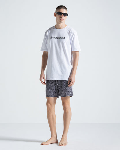 Camiseta Regular Volcom New Euro Branca
