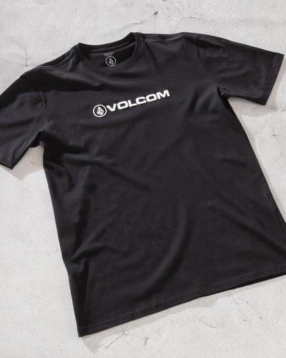 Camiseta Regular Volcom New Euro Preta