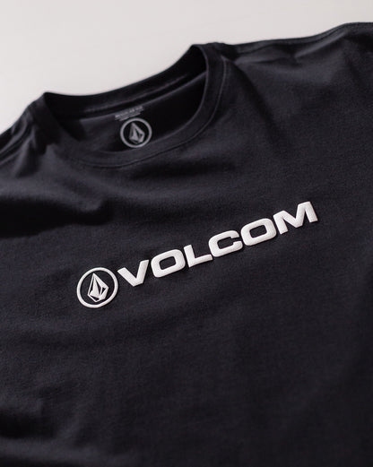 Camiseta Regular Volcom New Euro Preta