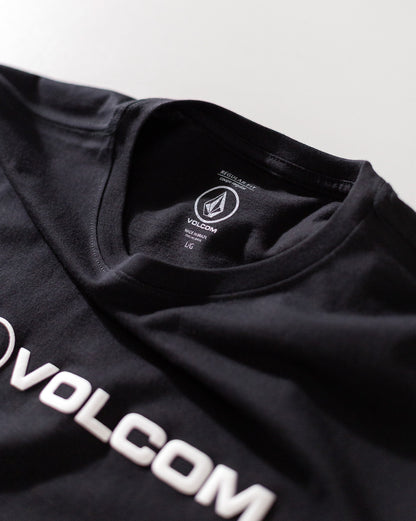 Camiseta Regular Volcom New Euro Preta