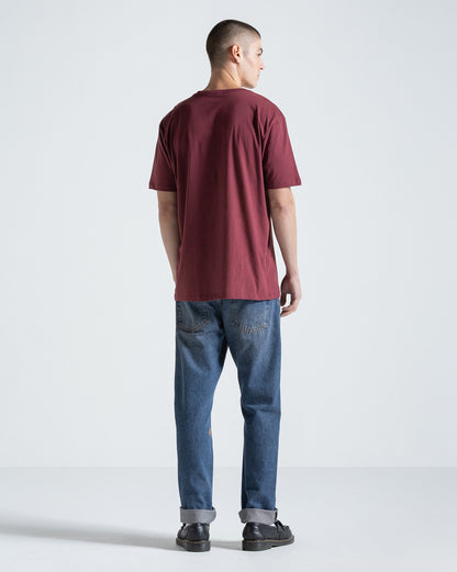 Camiseta Regular Volcom New Euro Bordô