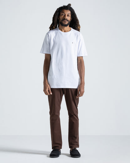 Camiseta Regular Volcom Stone Blanks Branca