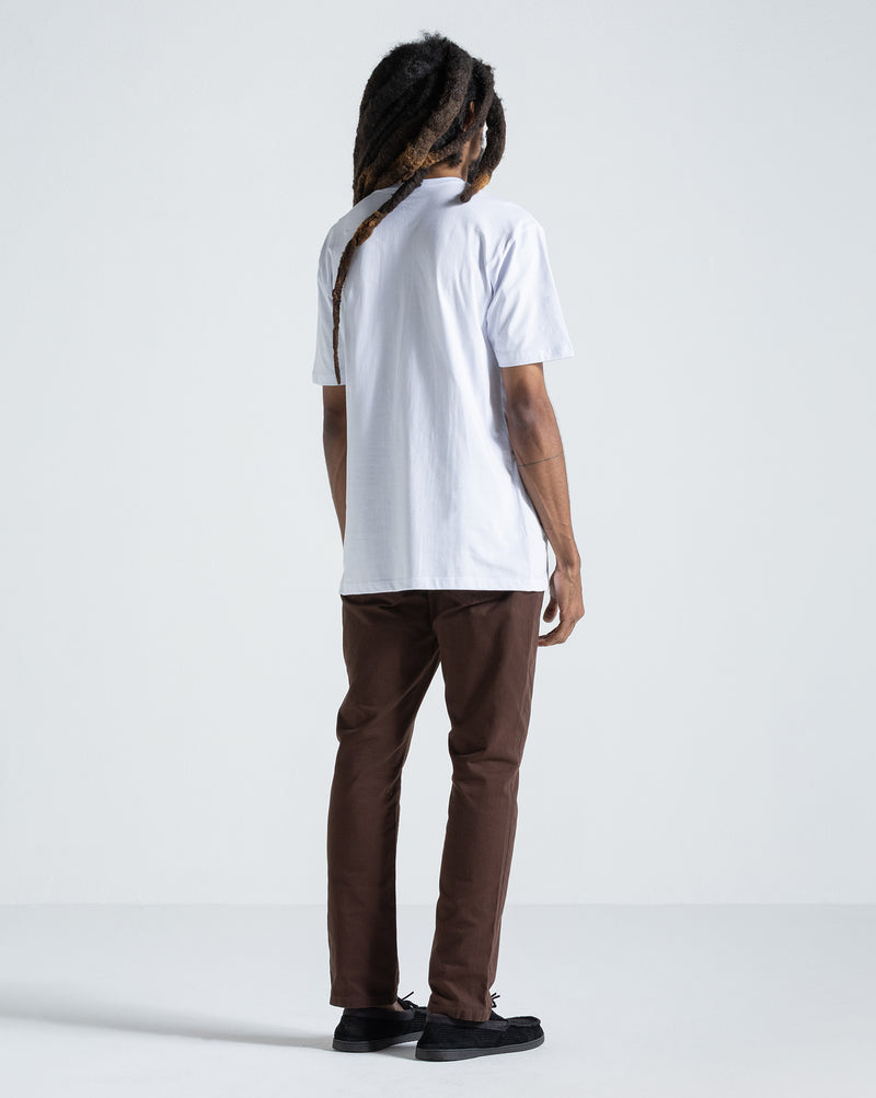 Camiseta Regular Volcom Stone Blanks Branca