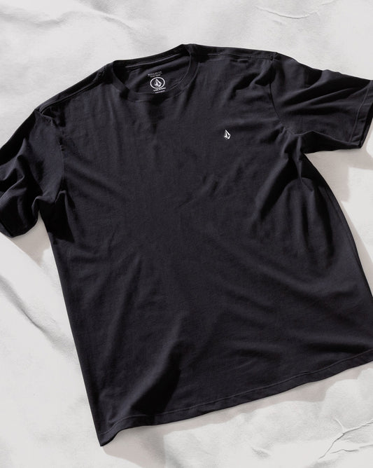 Camiseta Regular Volcom Stone Blanks Preta