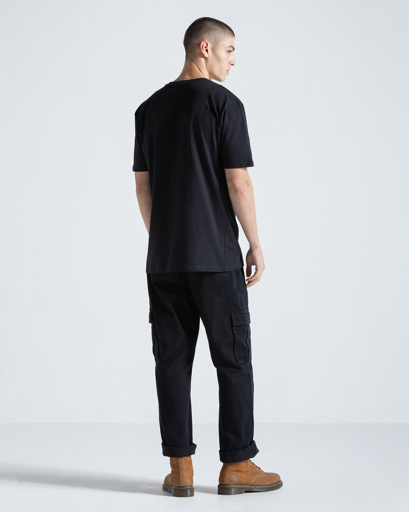 Camiseta Regular Volcom Stone Blanks Preta
