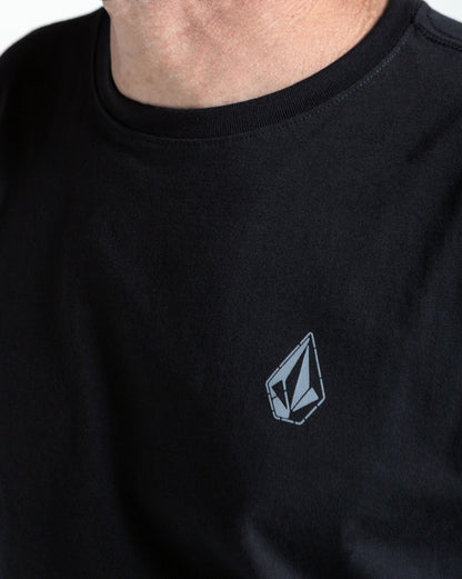 Camiseta Regular Volcom Skidder Preta
