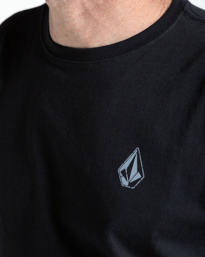 Camiseta Regular Volcom Skidder Preta
