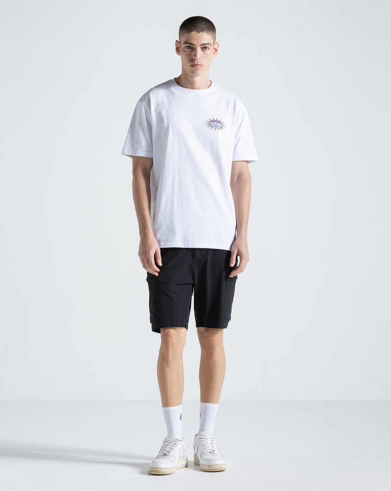Camiseta Regular Volcom Sunlog Branca