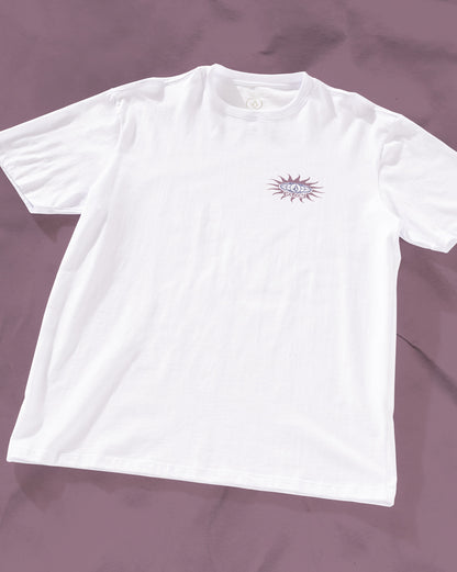 Camiseta Regular Volcom Sunlog Branca