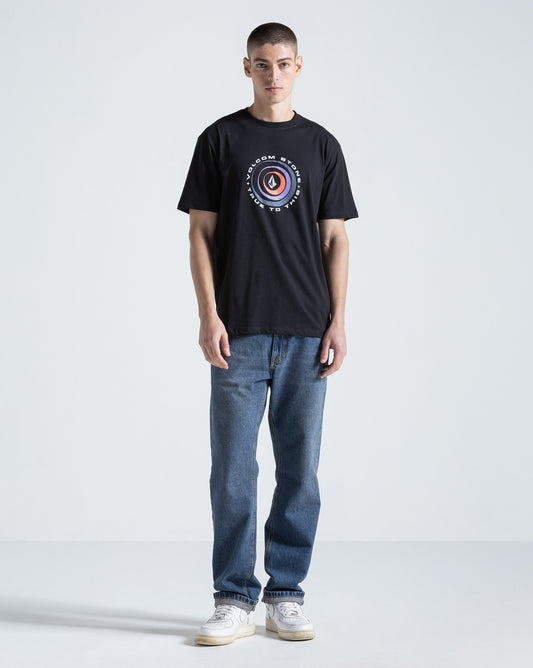 Camiseta Regular Volcom Enterprises Preta