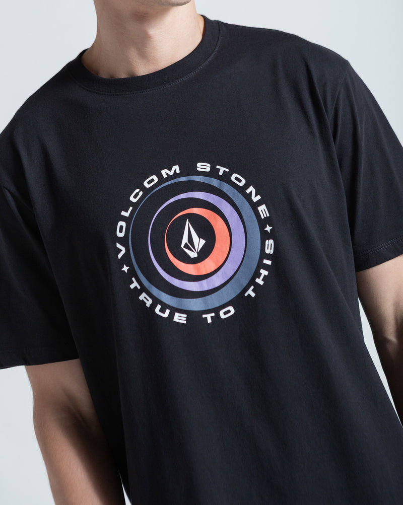 Camiseta Regular Volcom Enterprises Preta