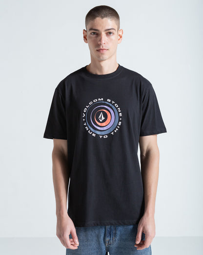 Camiseta Regular Volcom Enterprises Preta