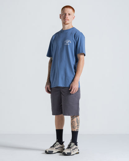 Camiseta Regular Volcom Cross Cut Azul Escuro