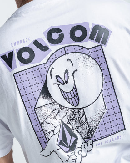 Camiseta Regular Volcom Stonyball Branca