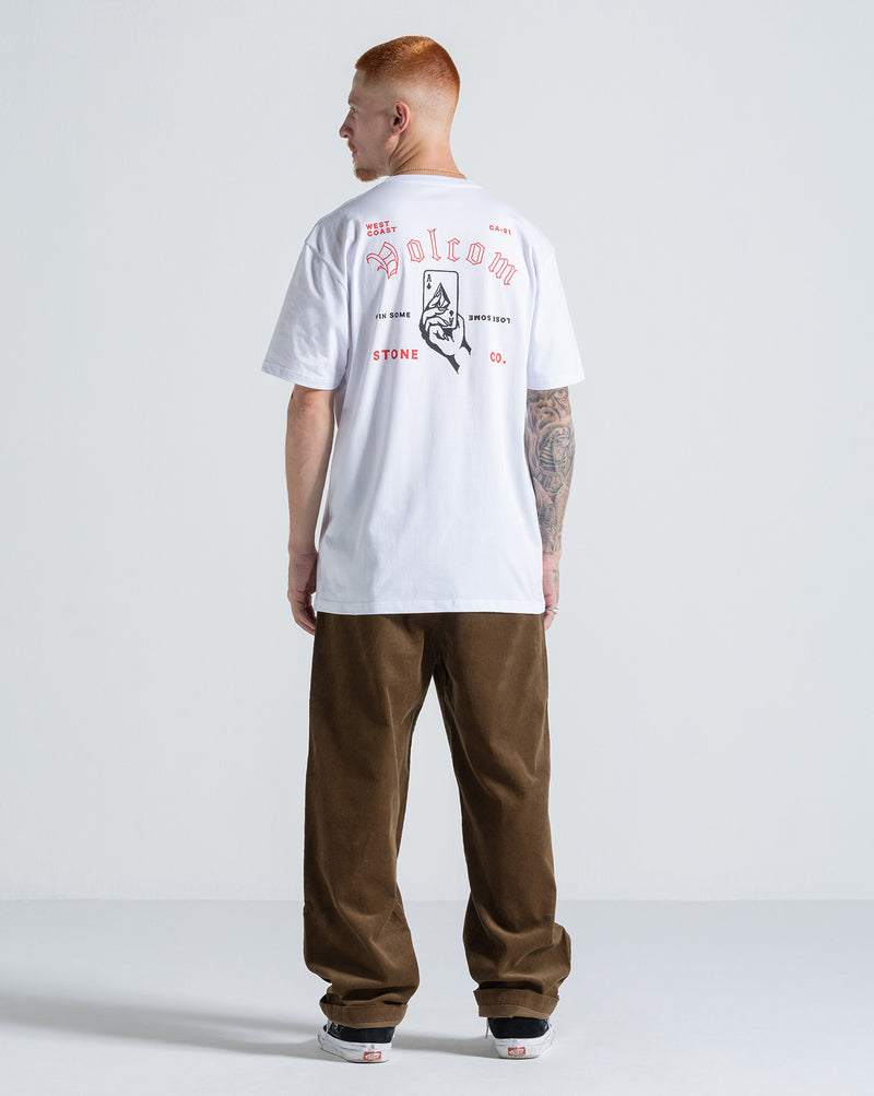 Camiseta Regular Volcom Winsome Branca