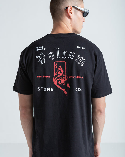 Camiseta Regular Volcom Winsome Preta